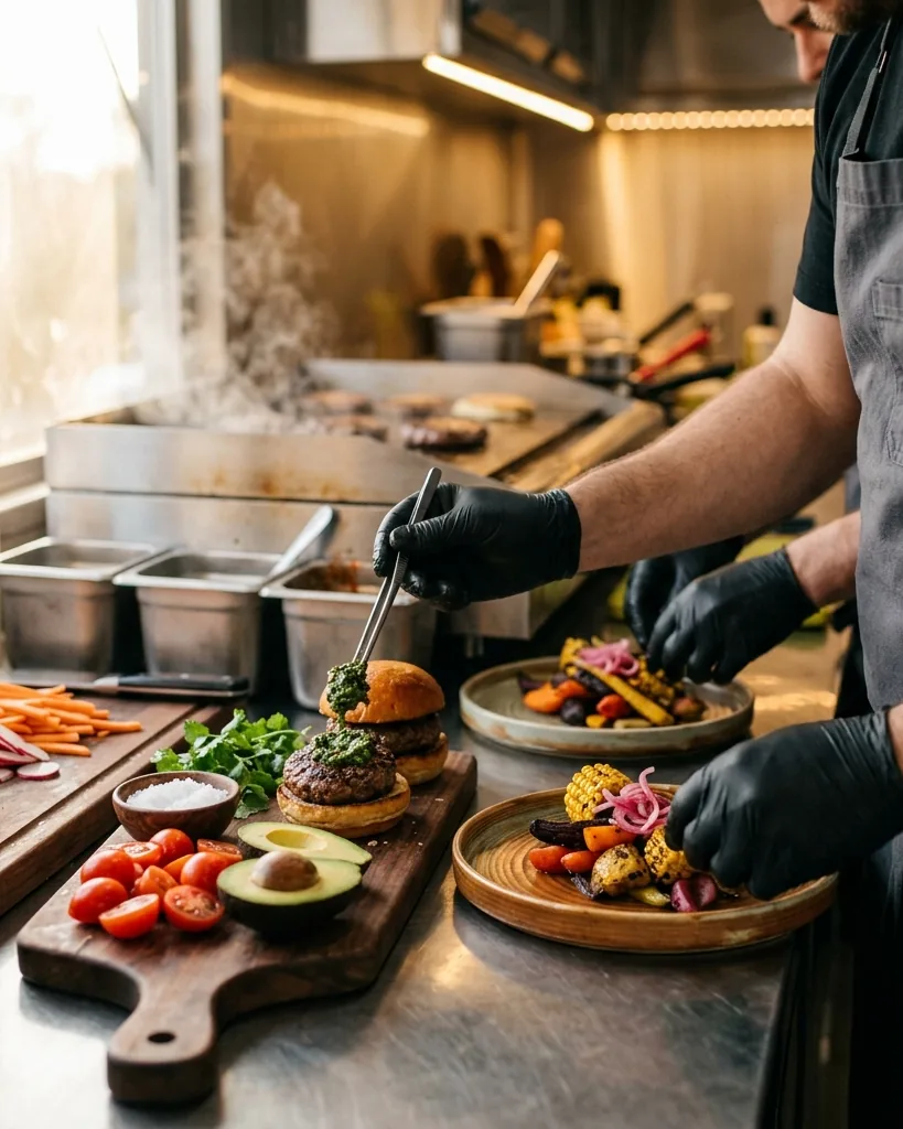 Close-up illustrating how Food Truck Catering Works