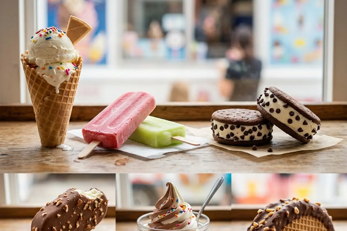 how to make ice cream truck menu