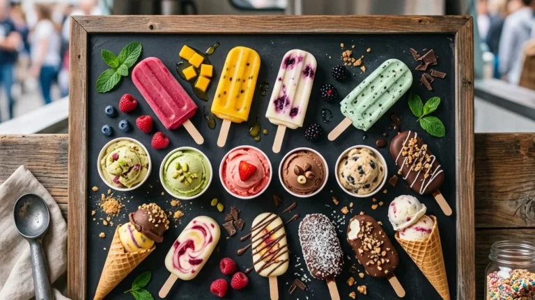 Ice Cream Truck Menu