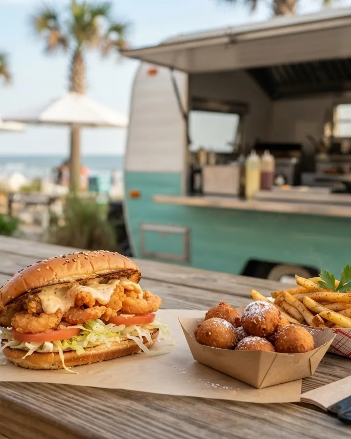 Close-up illustrating what the Myrtle Beach food truck festival is actually like