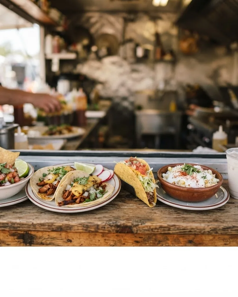Close-up illustrating what a Real Taco Food Truck Menu Actually Contains