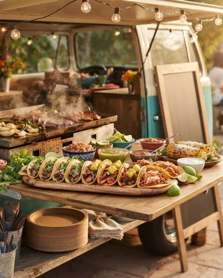 Detail view of how much a taco truck for parties really costs, line by line