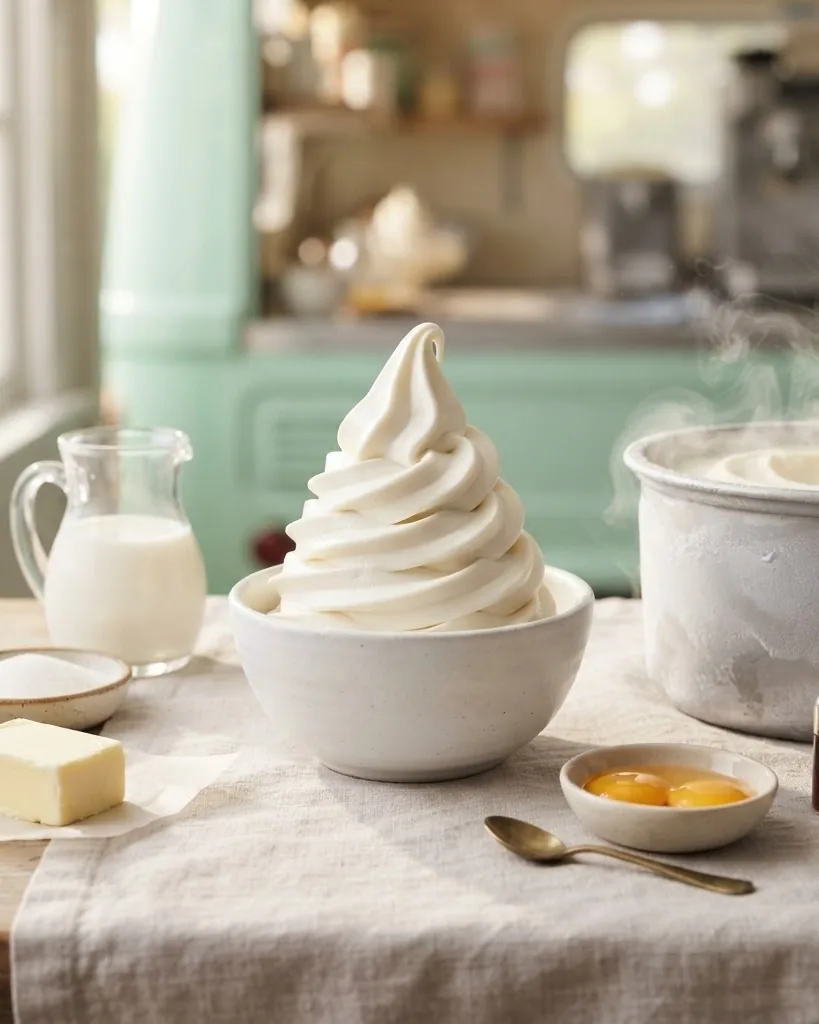 Close-up illustrating what Actually Makes Soft Serve Soft